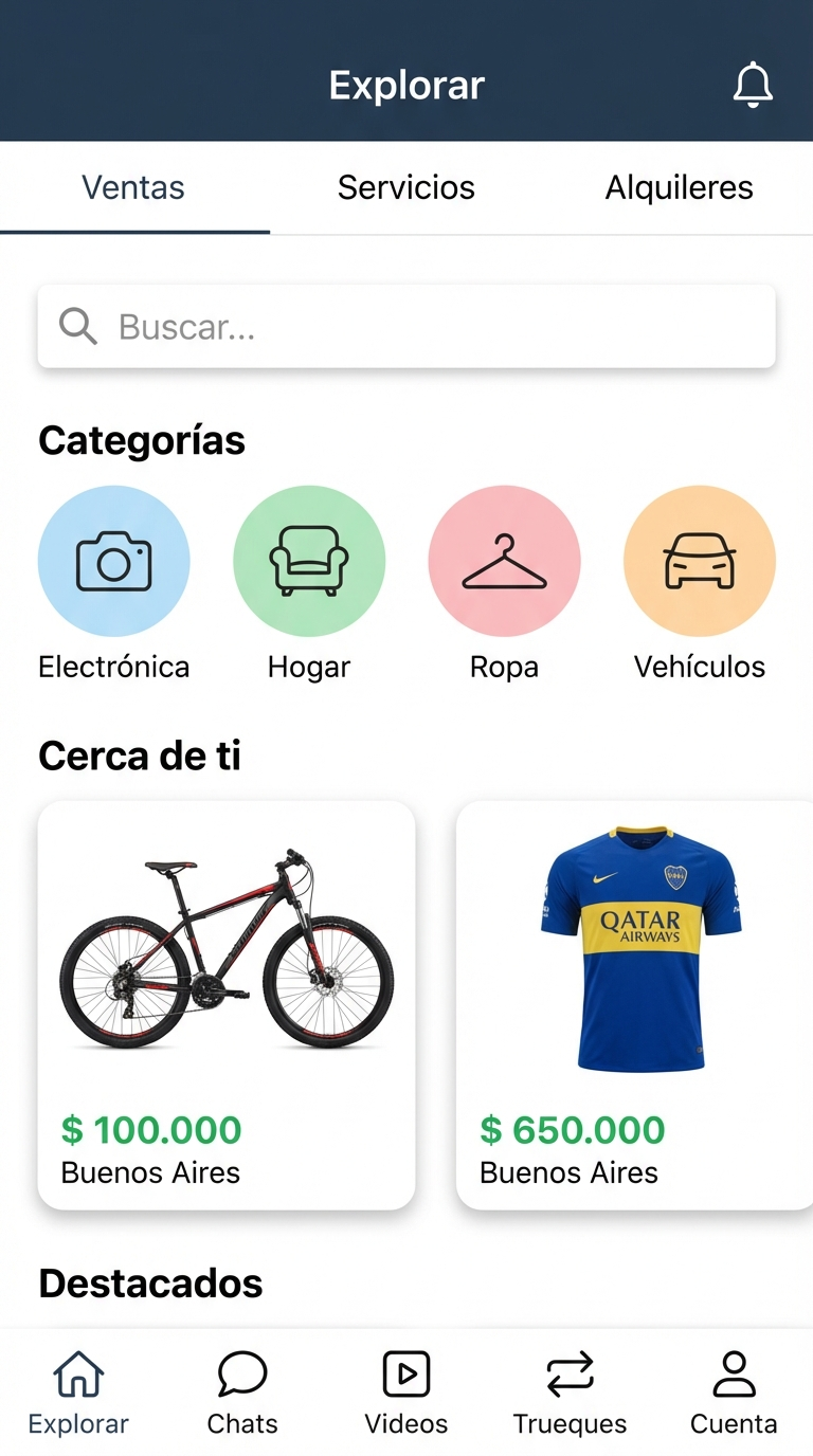 Explorar y Categorías